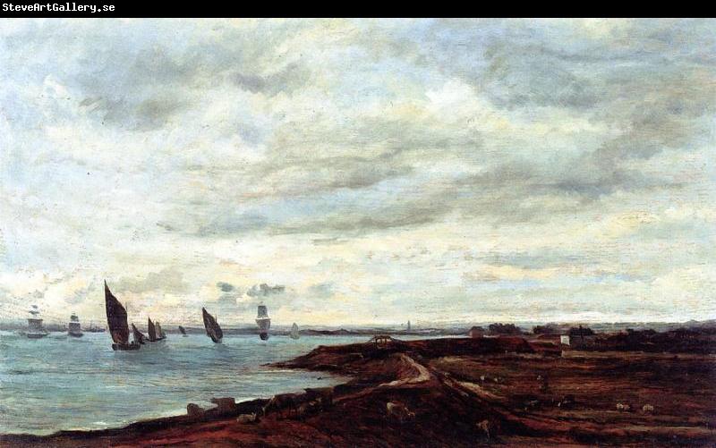 Charles-Francois Daubigny The Banks of Temise at Erith